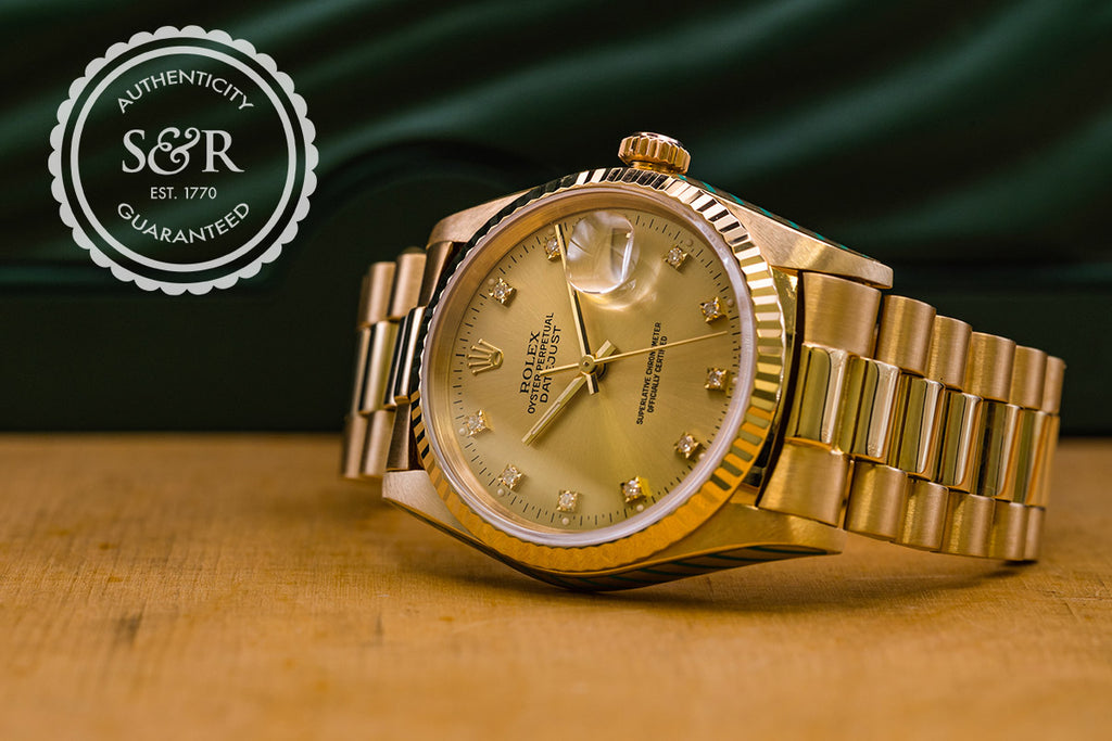 Authentic preowned Rolex watch