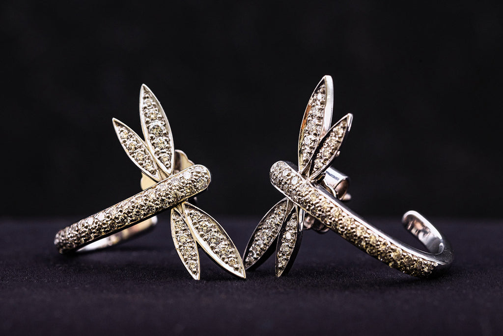Boodles Diamond Dragonfly Earrings