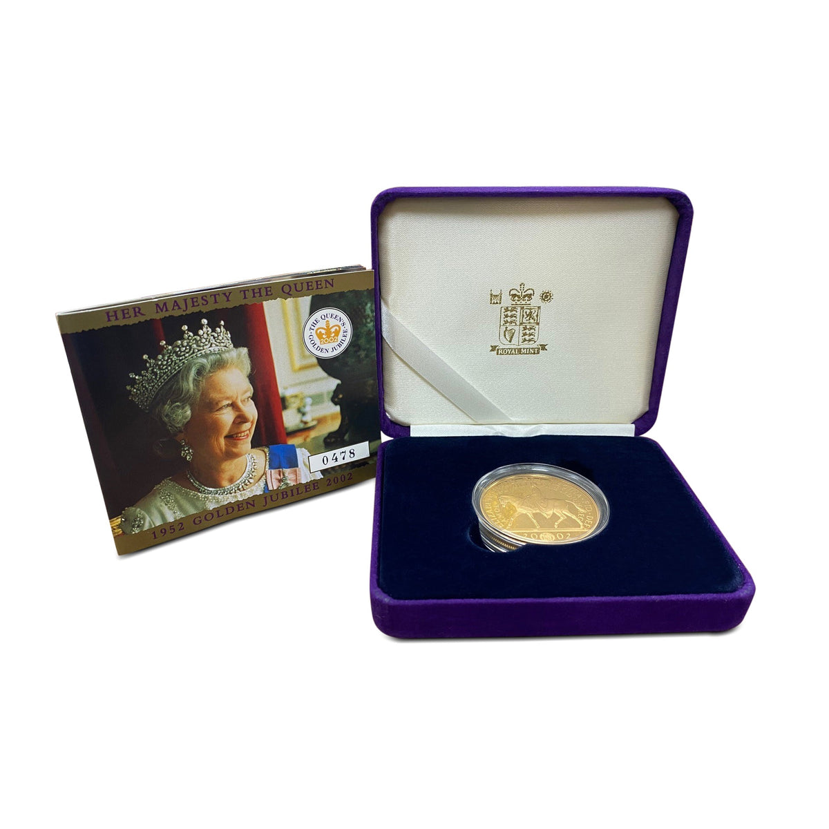 Collectible 2002 Queen Elizabeth II Golden Jubilee Proof Coin