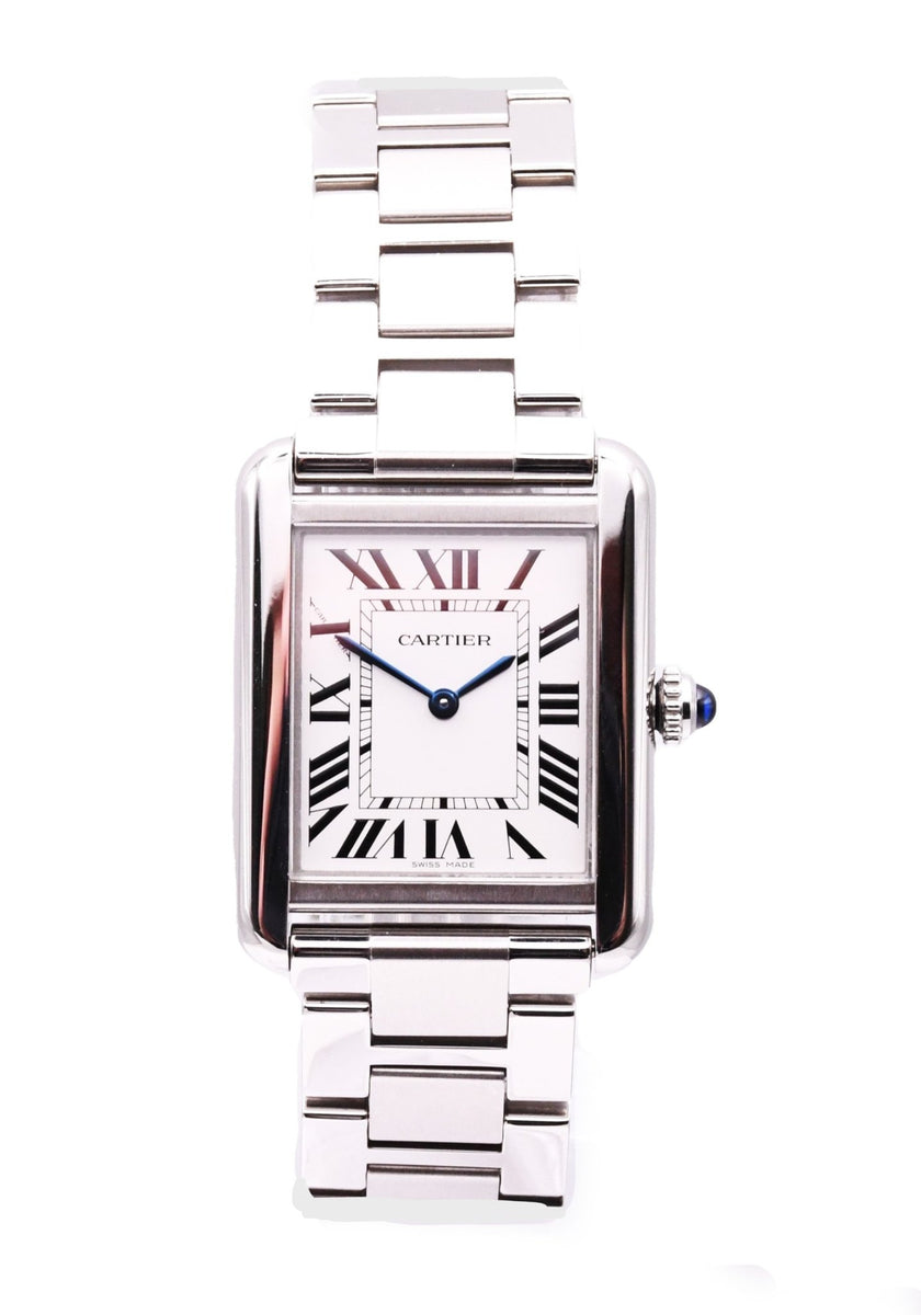 Pre-Owned Cartier Tank Solo, Small, Quartz, Steel Watch I S&R