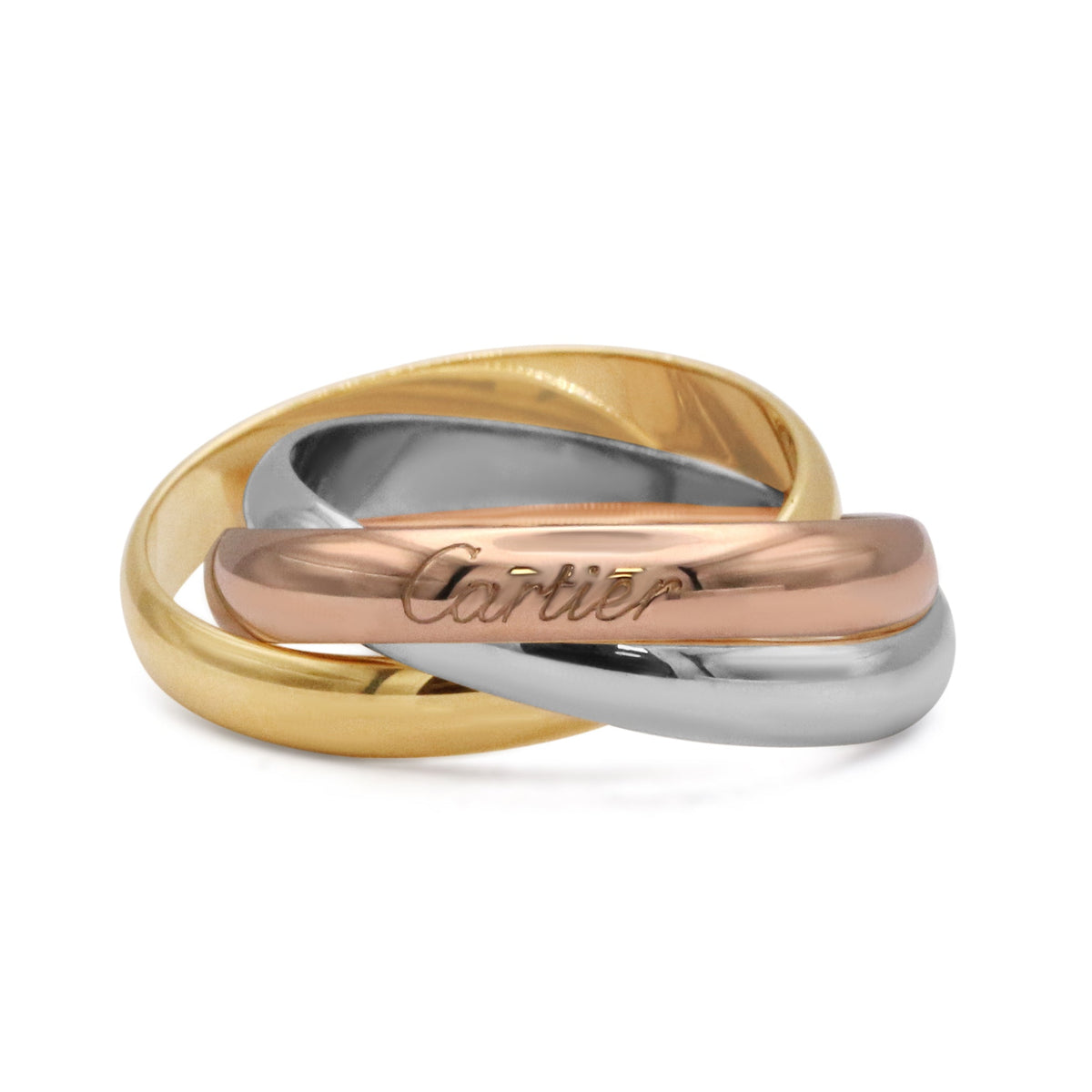 Pre-Owned Cartier Trinity Ring 18ct Three Colour Gold I S&R