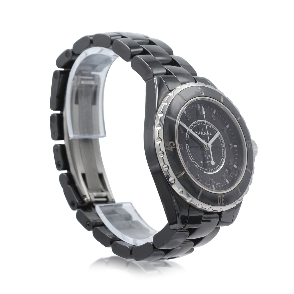 used Chanel J12 38mm Black Ceramic Automatic Watch - Ref: H1635