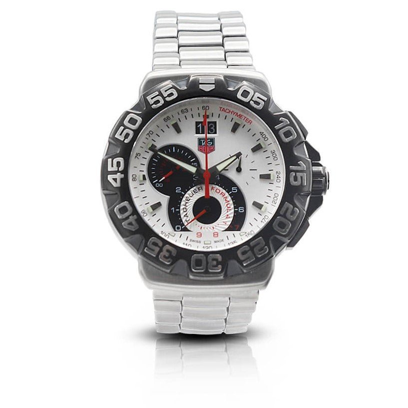 used Tag Heuer 44mm F1 Chronograph Quartz Bracelet Watch Ref: CAH1011
