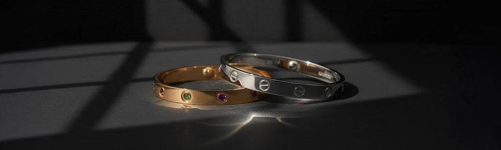 two used cheap cartier love bangles