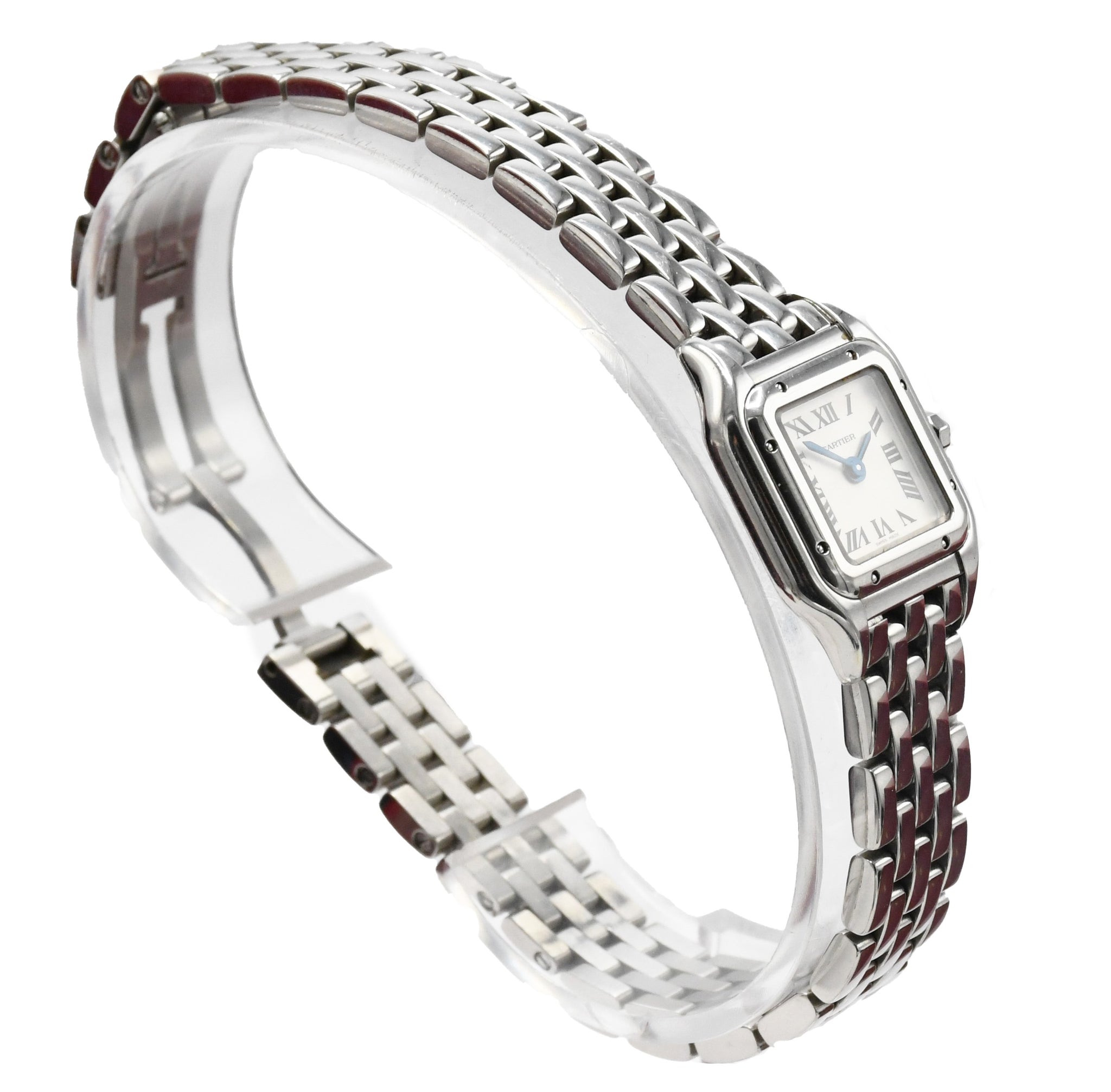 Pre-Owned Panthere De Cartier Mini Model Steel Watch I S&R