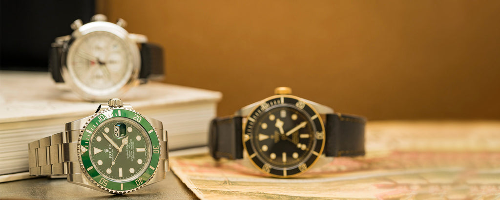 Second hand Rolex Tudor and Chopard Watches