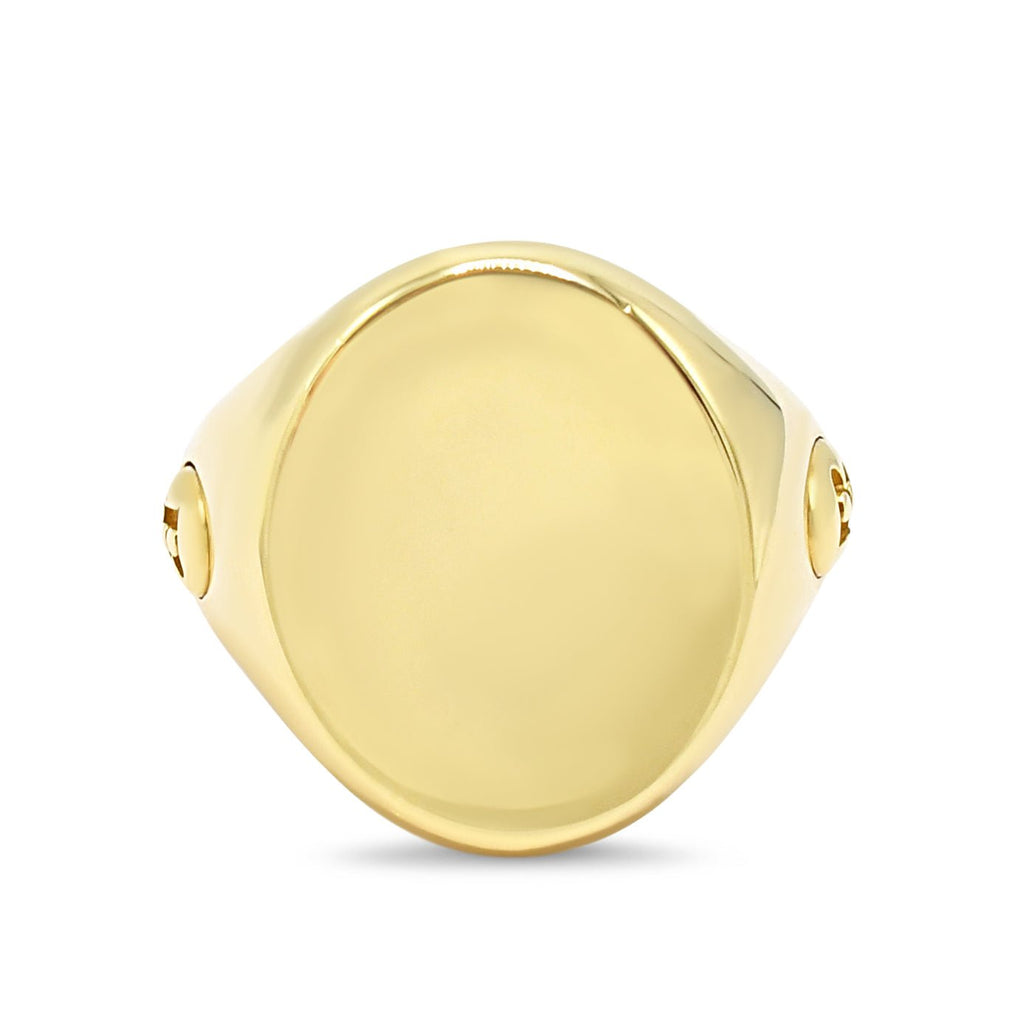 used 18 x 14mm Oval Signet Ring By Browns