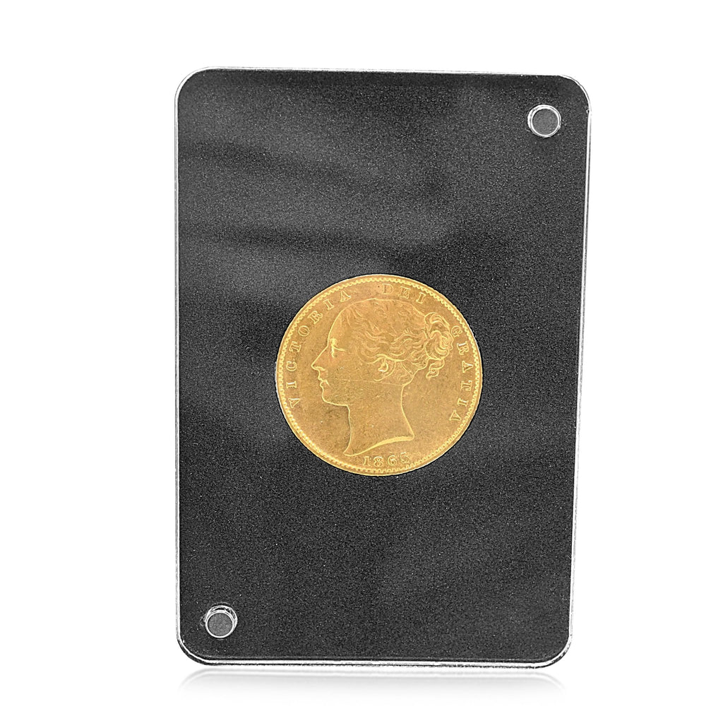 used 1865 Queen Victoria Shield Reverse Sovereign