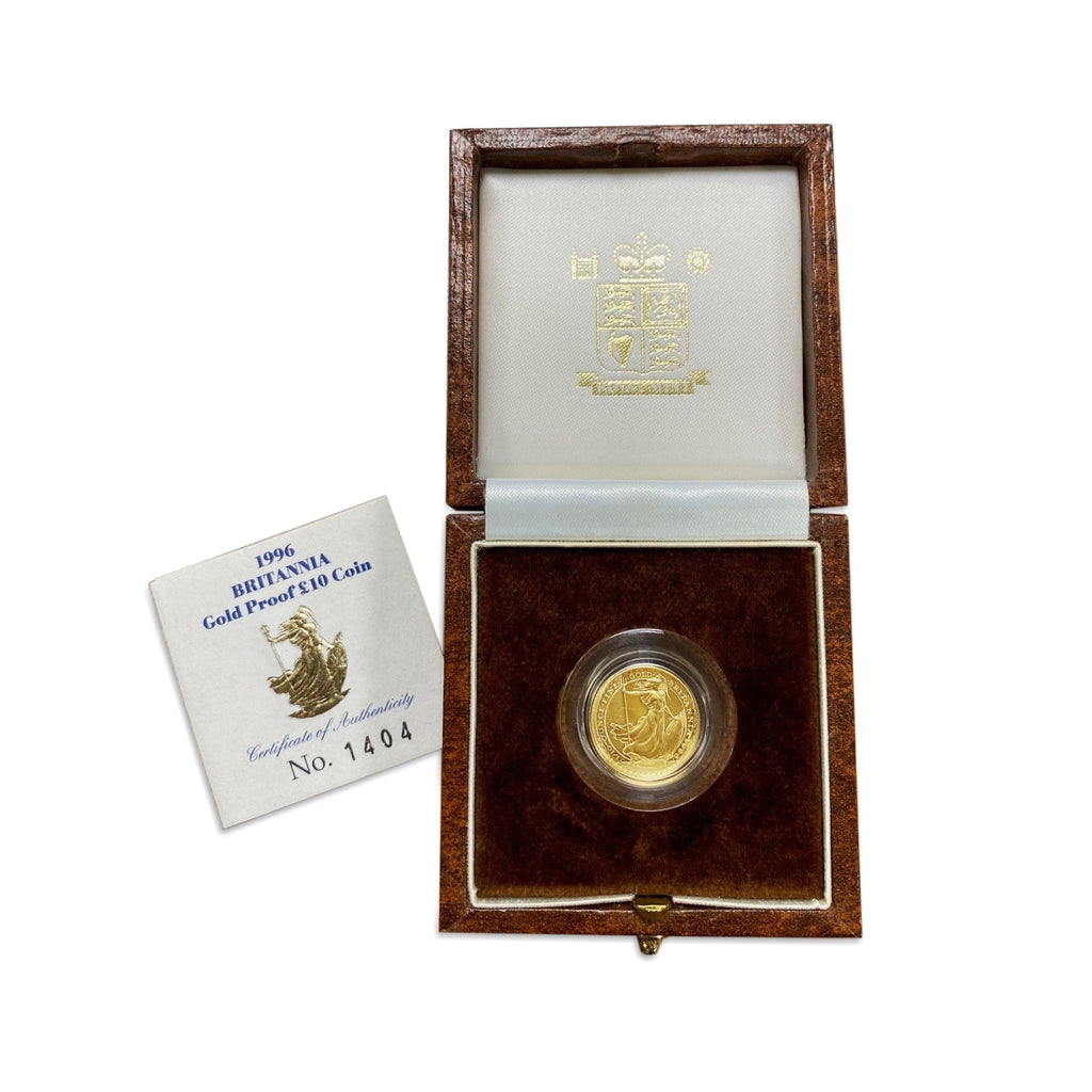 used 1996 Britannia Proof Tenth Ounce 22ct Gold Coin