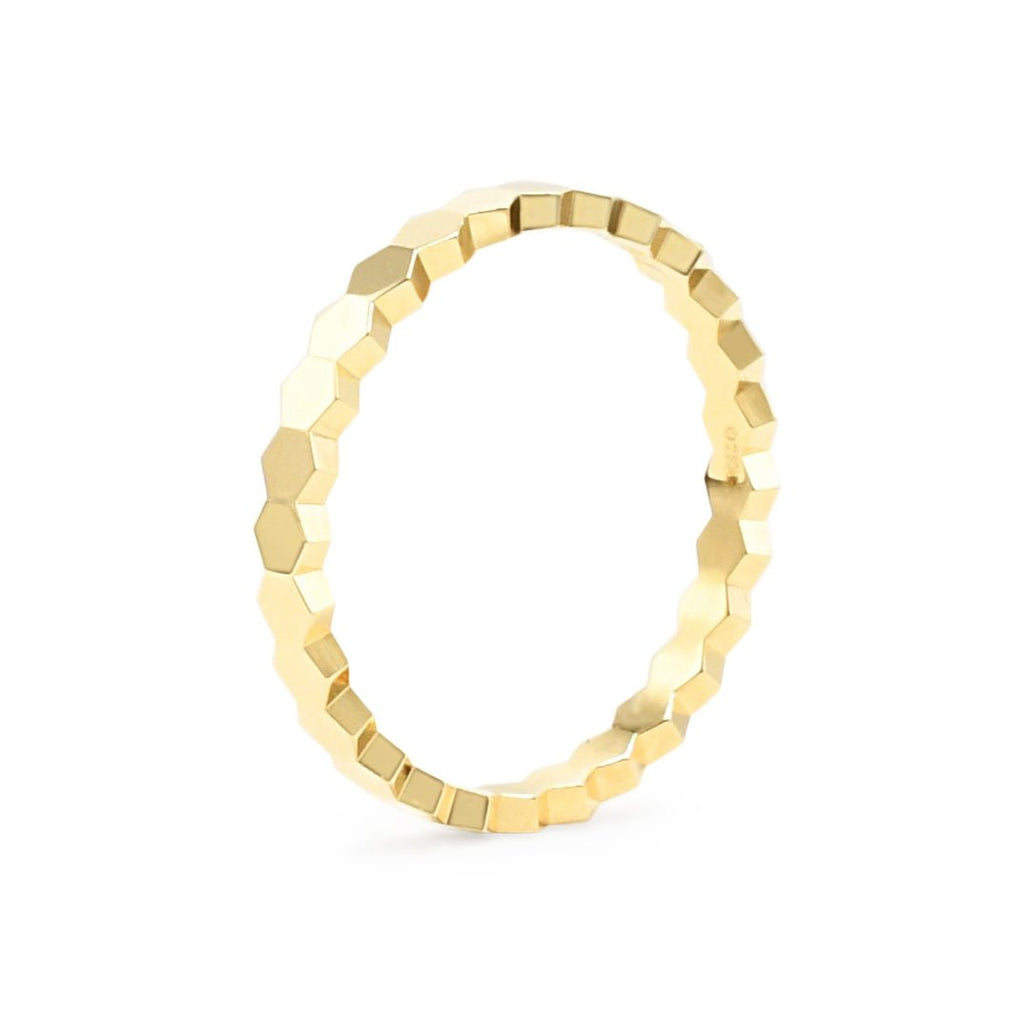 used 2.5mm Bee De Chaumet Ring Size 56 - 18ct Yellow Gold