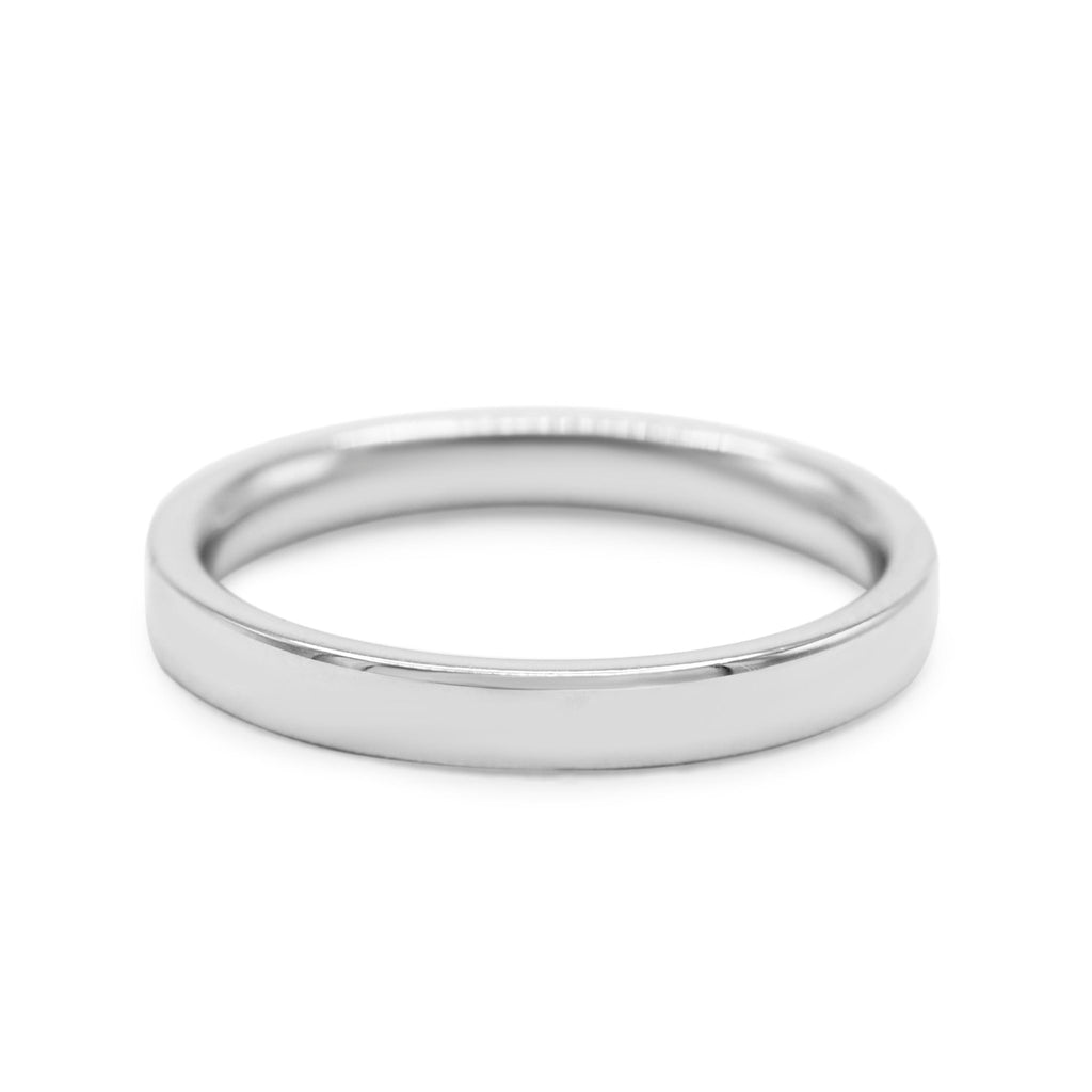 used 2.5mm Brilliant Cut Diamond Half Eternity Ring - Platinum