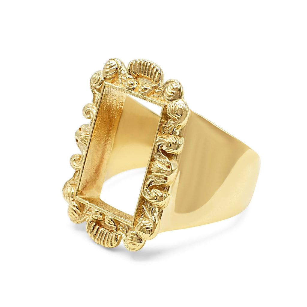 used Bleue Burnham Frame Ring - 9ct Yellow Gold