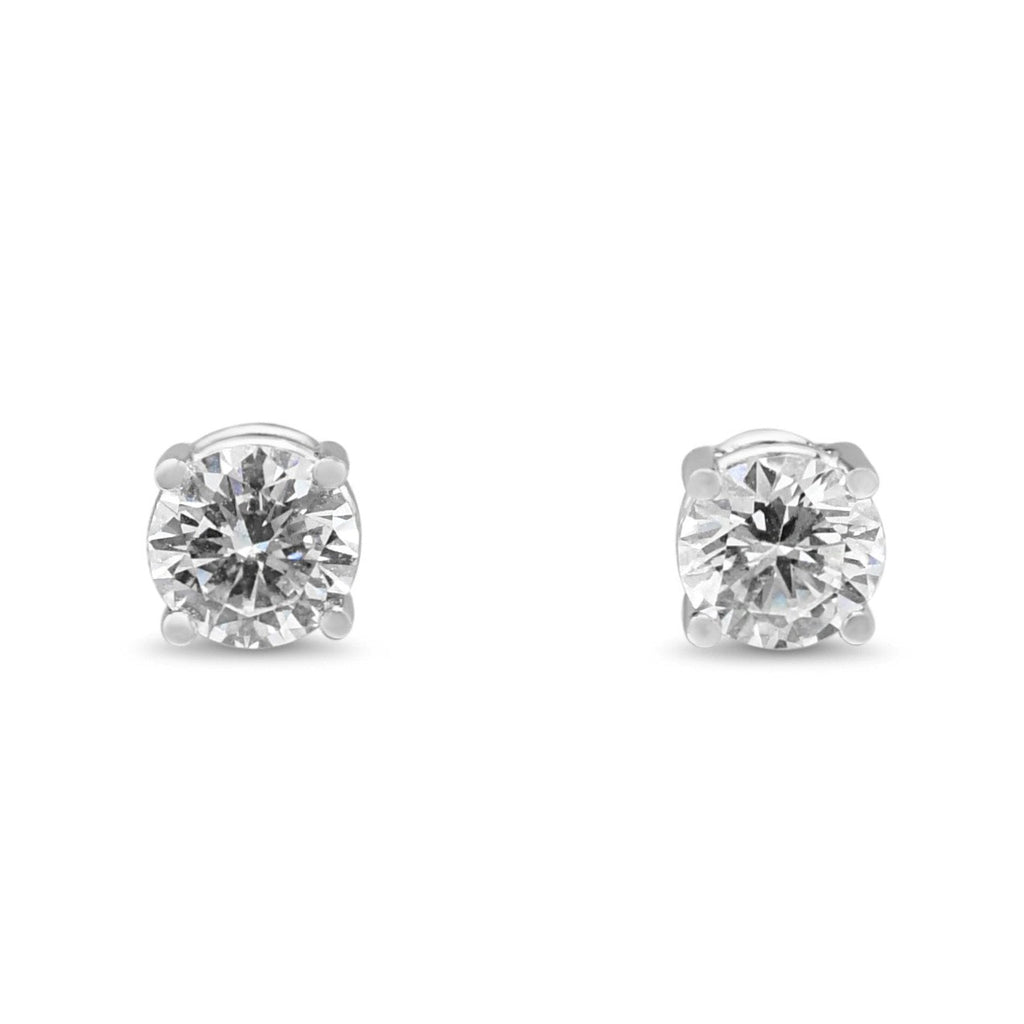 used Boodles Brilliant Cut Diamond Stud Earrings - Platinum