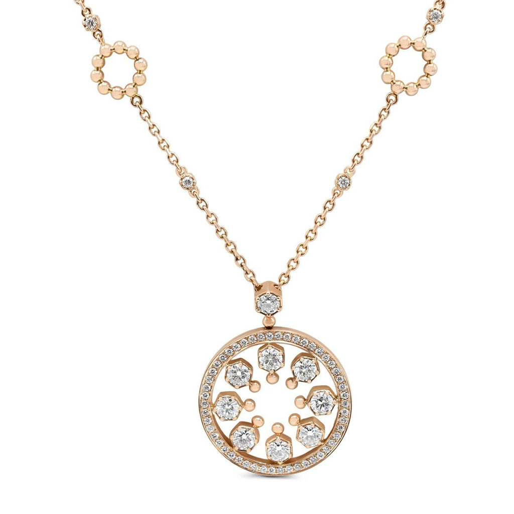 used Boodles Circus Large Diamond Pendant - 18ct Rose Gold