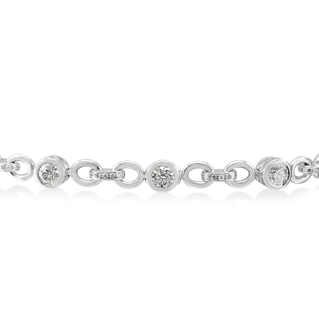 used BOODLES Diamond Platinum Bracelet