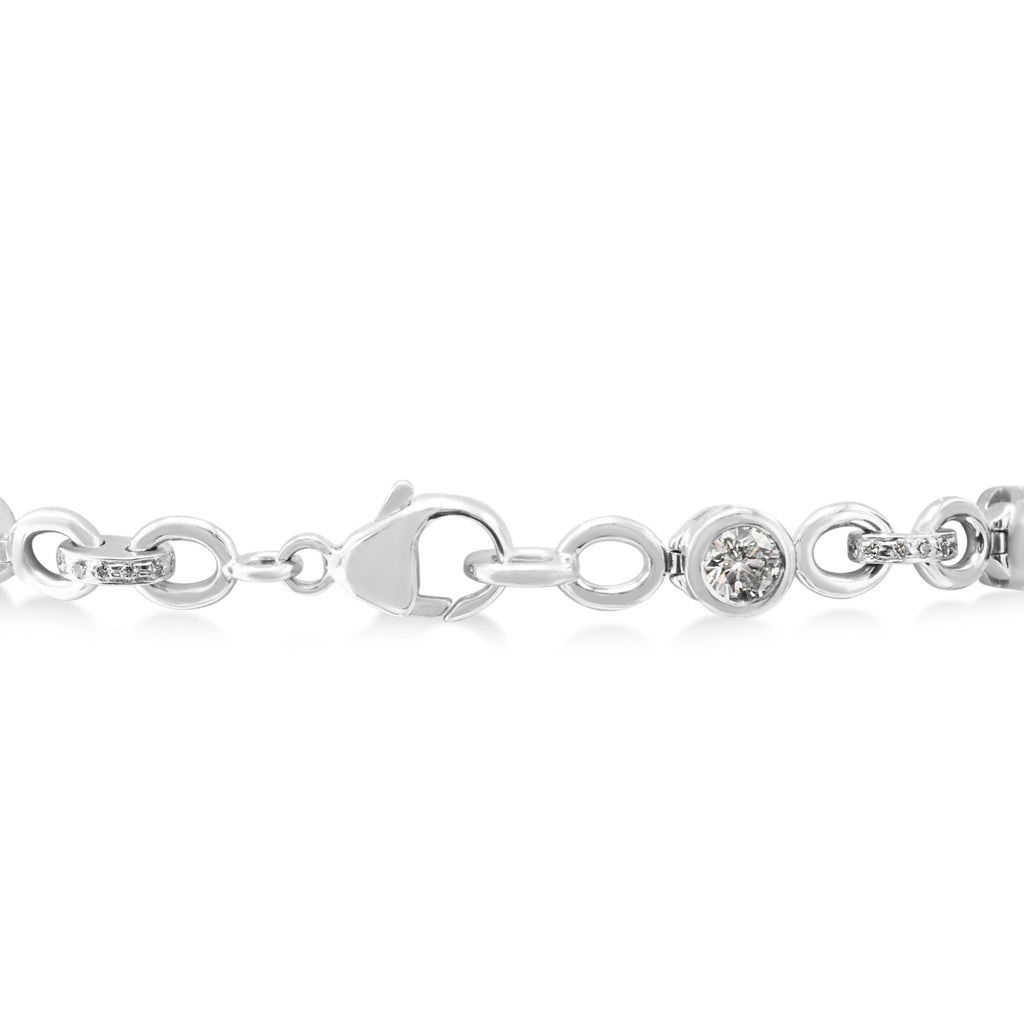 used BOODLES Diamond Platinum Bracelet