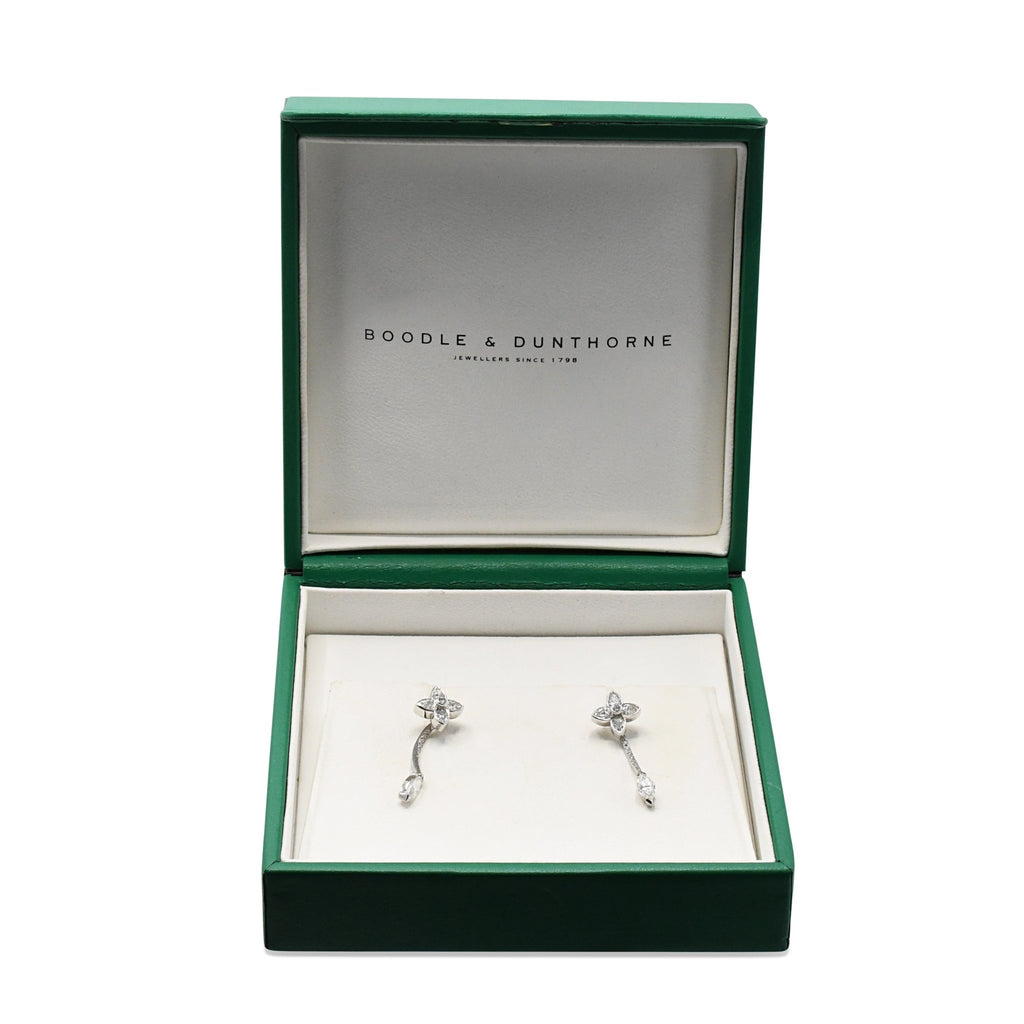 used Boodles Firefly Diamond Earrings