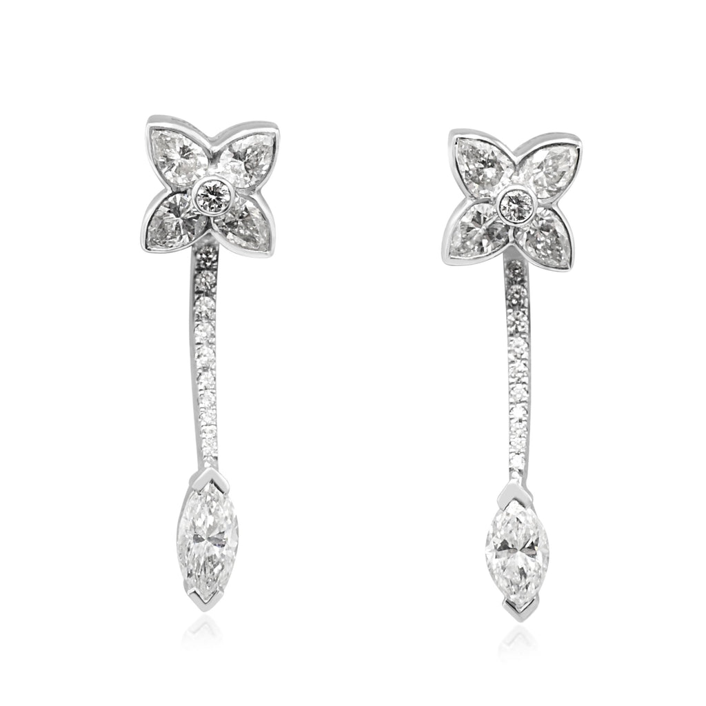 used Boodles Firefly Diamond Earrings