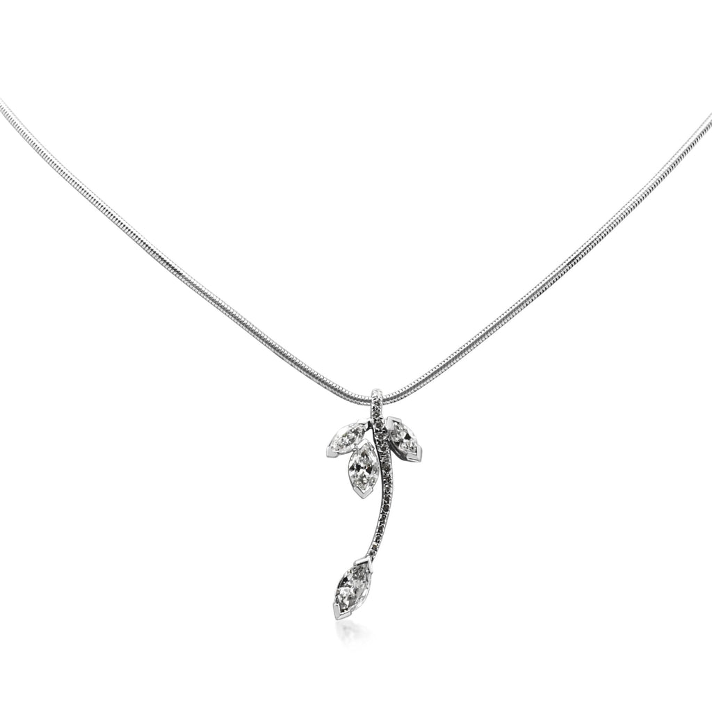 used Boodles Firefly Diamond Pendant On 16" Necklace