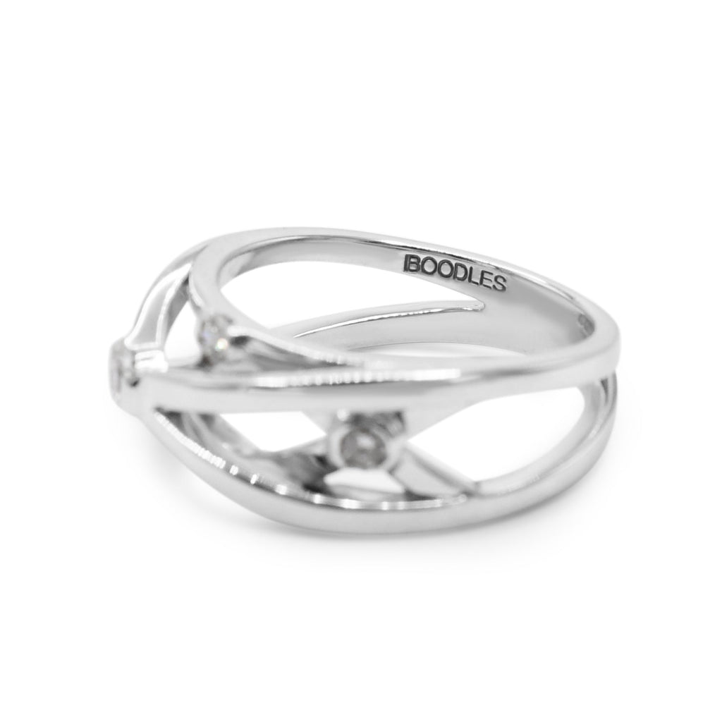 used Boodles Labyrinth Diamond Ring - 18ct White Gold
