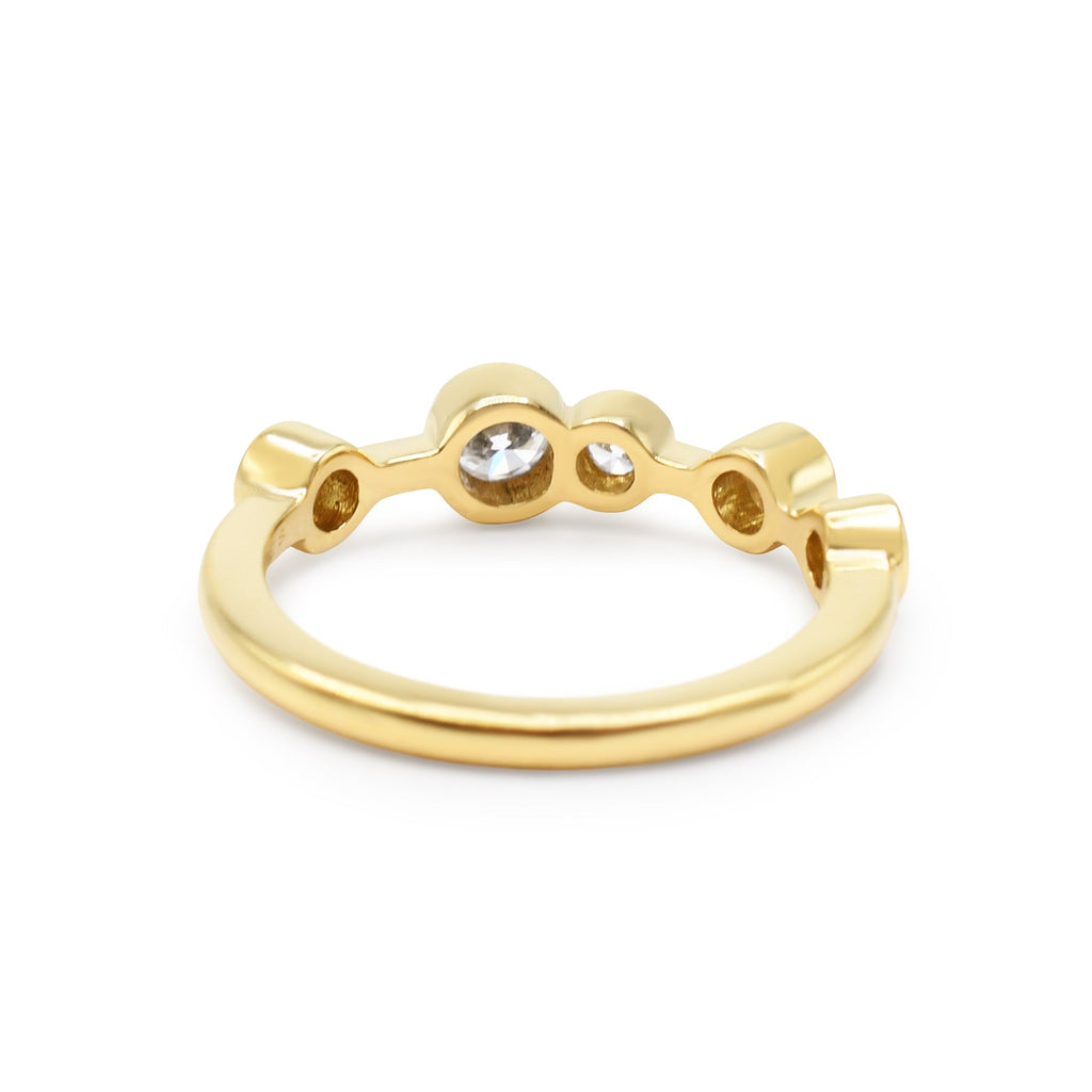 used Boodles Raindance Design Half Eternity Diamond Ring - 18ct Yellow Gold