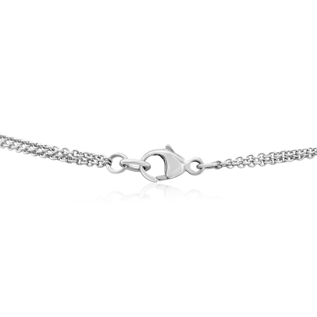 used Boodles Roulette Small Diamond Pendant Necklace - 18ct White Gold