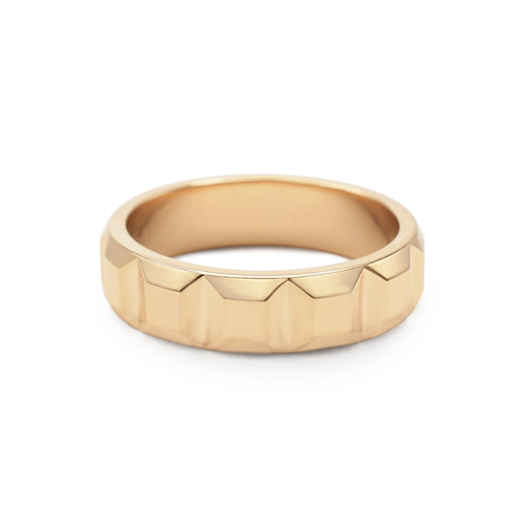 used Boucheron Clou De Paris Ring Size 54 - 18ct Rose Gold