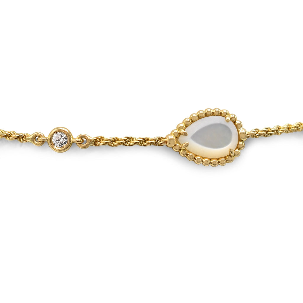 used Boucheron Diamond & Mother - of - Pearl Serpent Bohème Bracelet