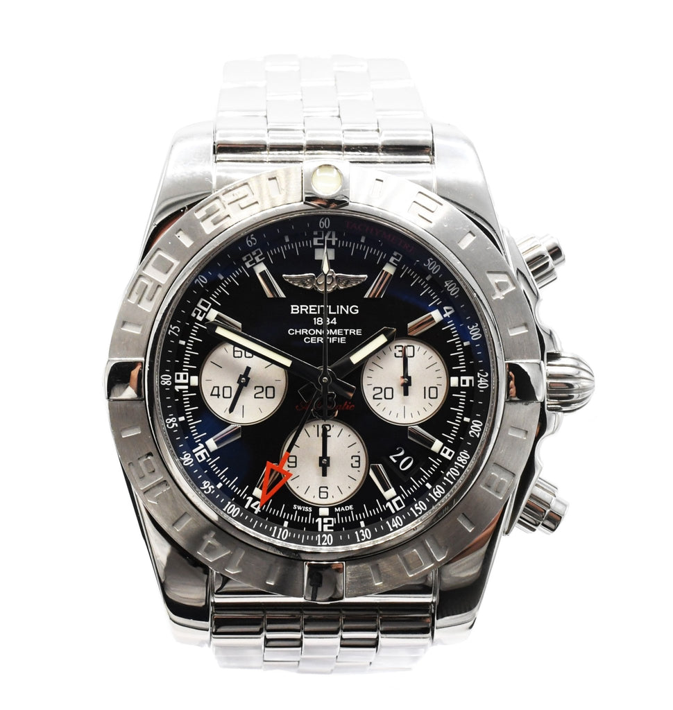 used Breitling Chronomat 44 GMT Steel Watch - Ref AB0420