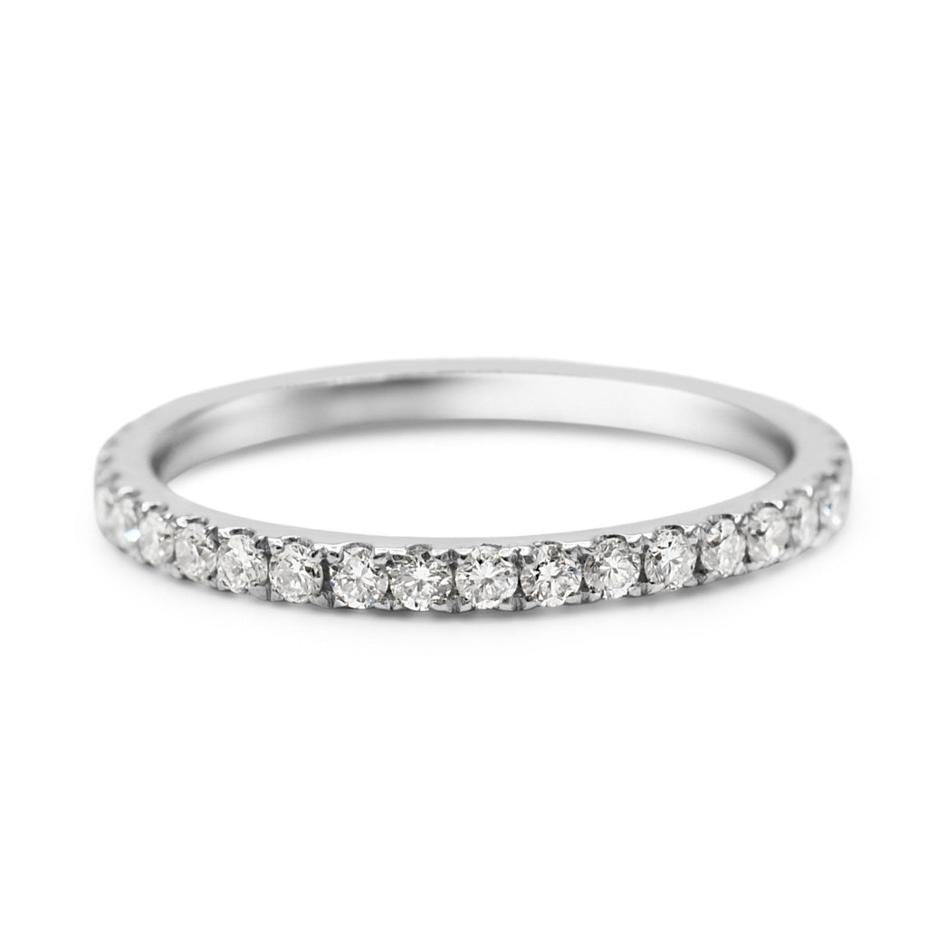 used Brilliant Cut Diamond Full Eternity Ring - Platinum