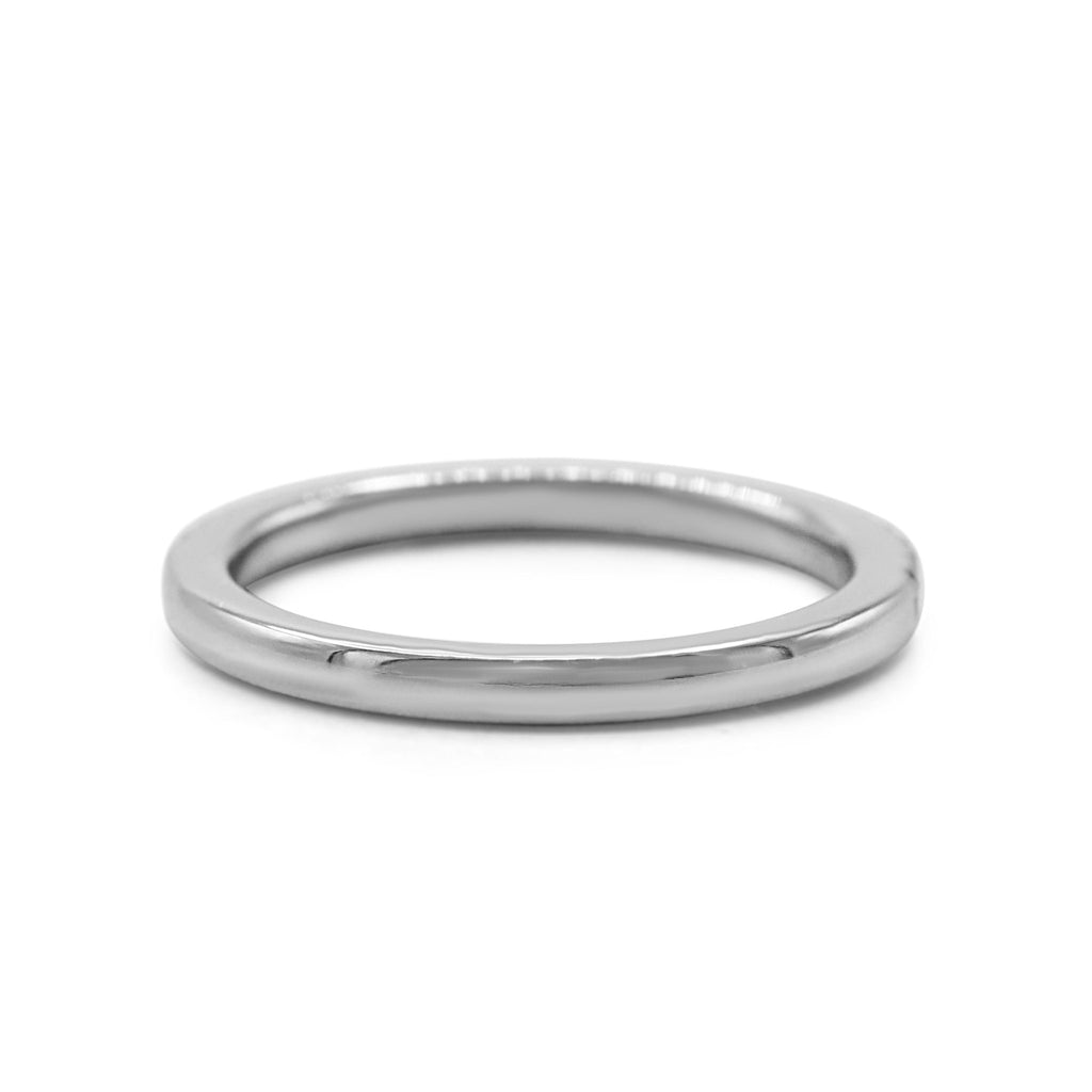 used Brilliant Cut Diamond Half Eternity Ring - Platinum