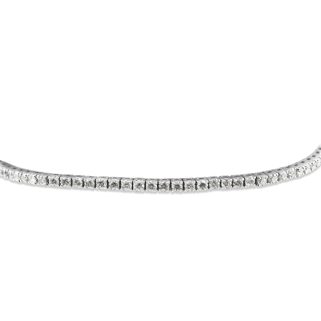 used Brilliant Cut Diamond Line Bracelet