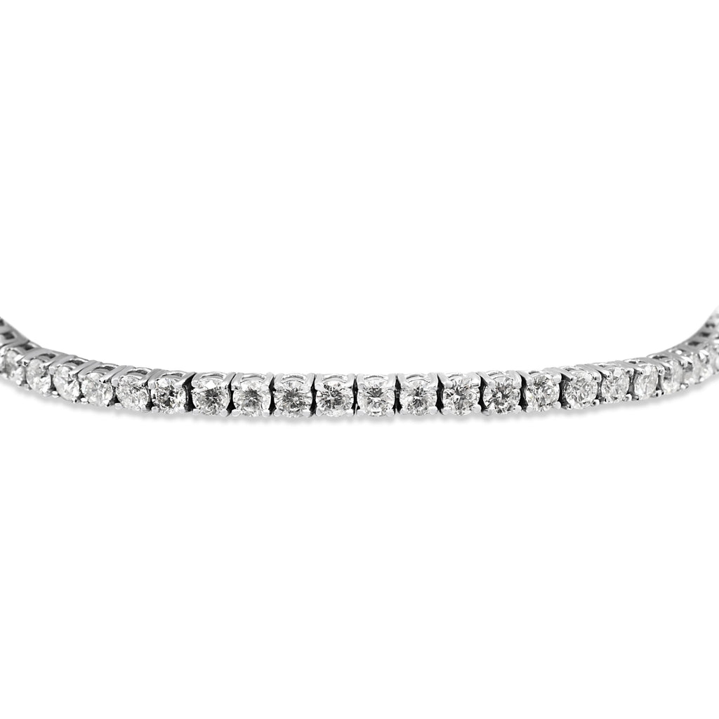 used Brilliant Cut Diamond Set 7" Line Bracelet