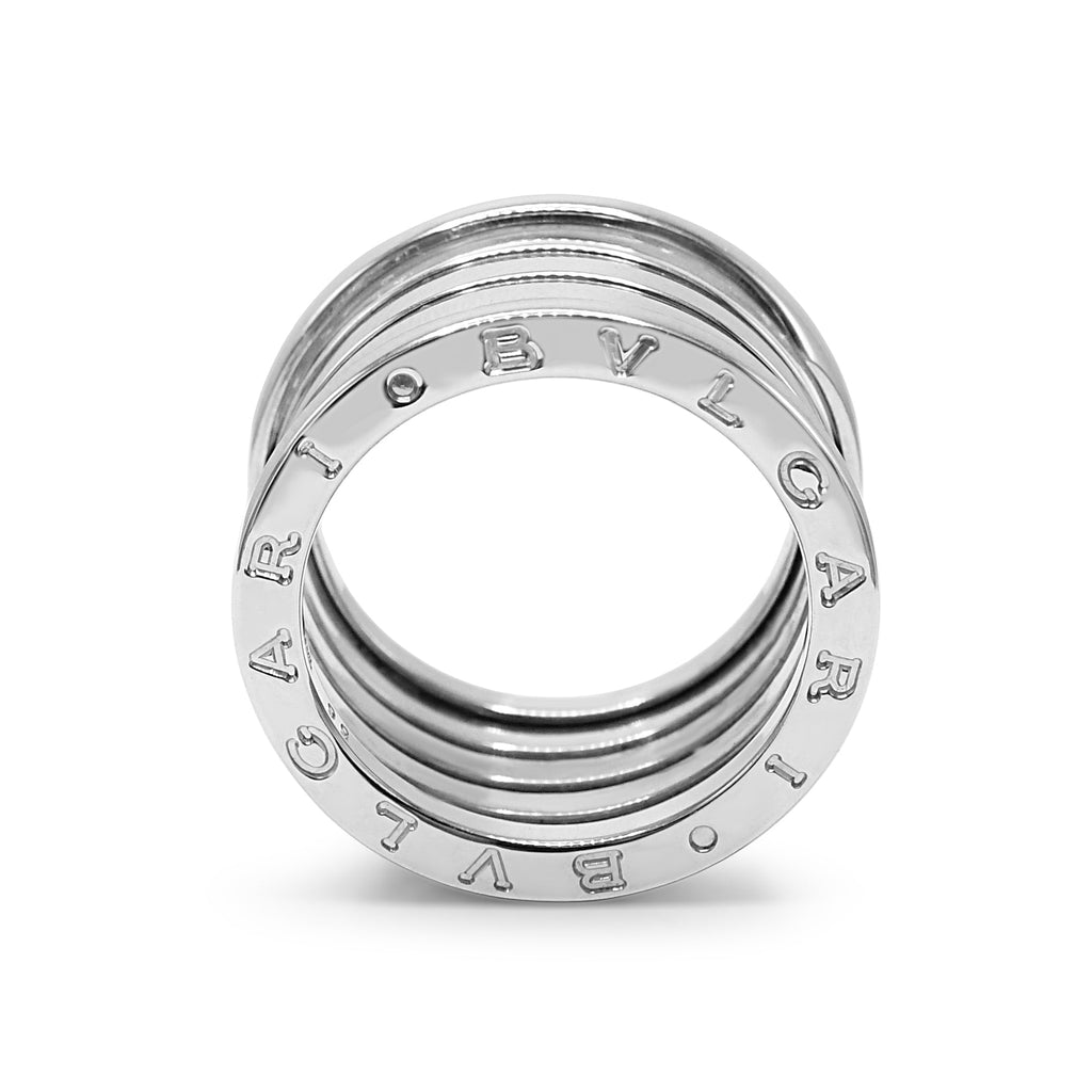 used Bvlgari 4 Row B.Zero1 Ring Size 56 - 18ct White Gold