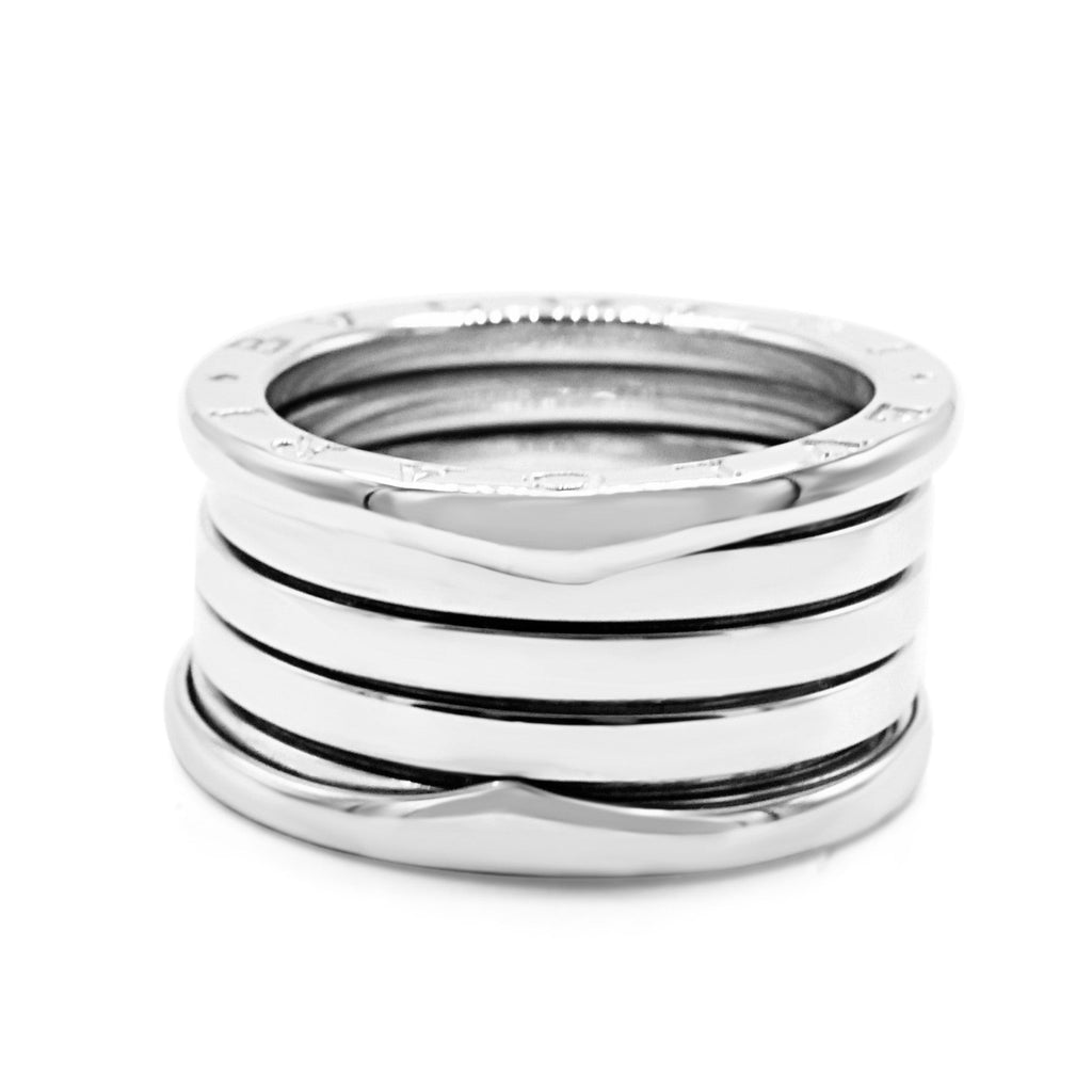 used Bvlgari B Zero 1 5 Band Ring Size 56 - 18ct White Gold