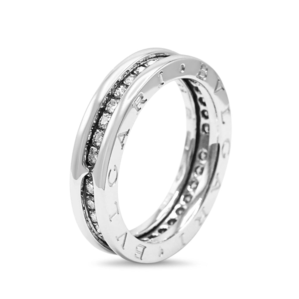 used Bvlgari B.Zero 1 One - Band Diamond Ring Size 55