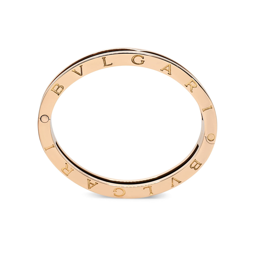 used Bvlgari B.Zero1 Bangle, Black Ceramic, Medium Model