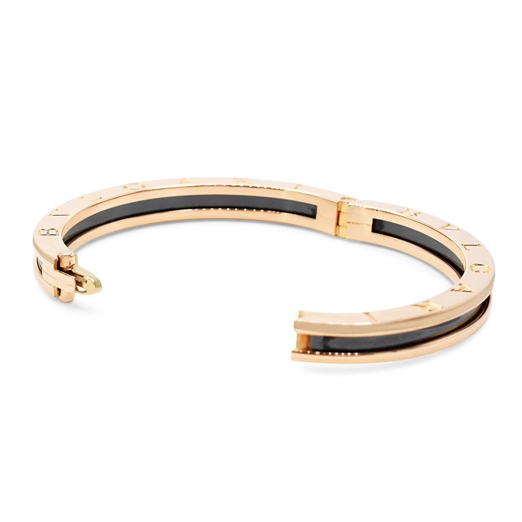 used Bvlgari B.Zero1 Bangle, Black Ceramic, Medium Model