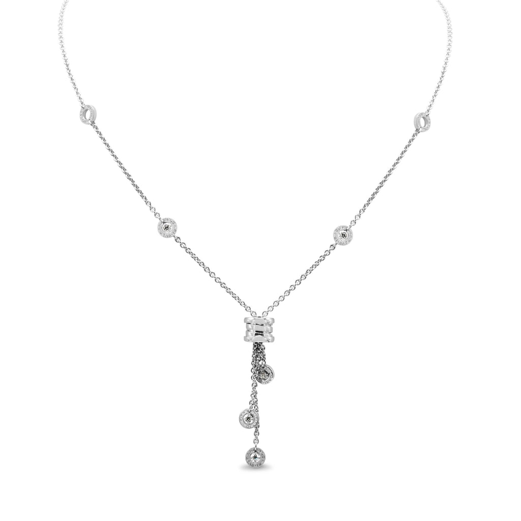 used Bvlgari B.zero1 Diamond Necklace Diamond Tassel