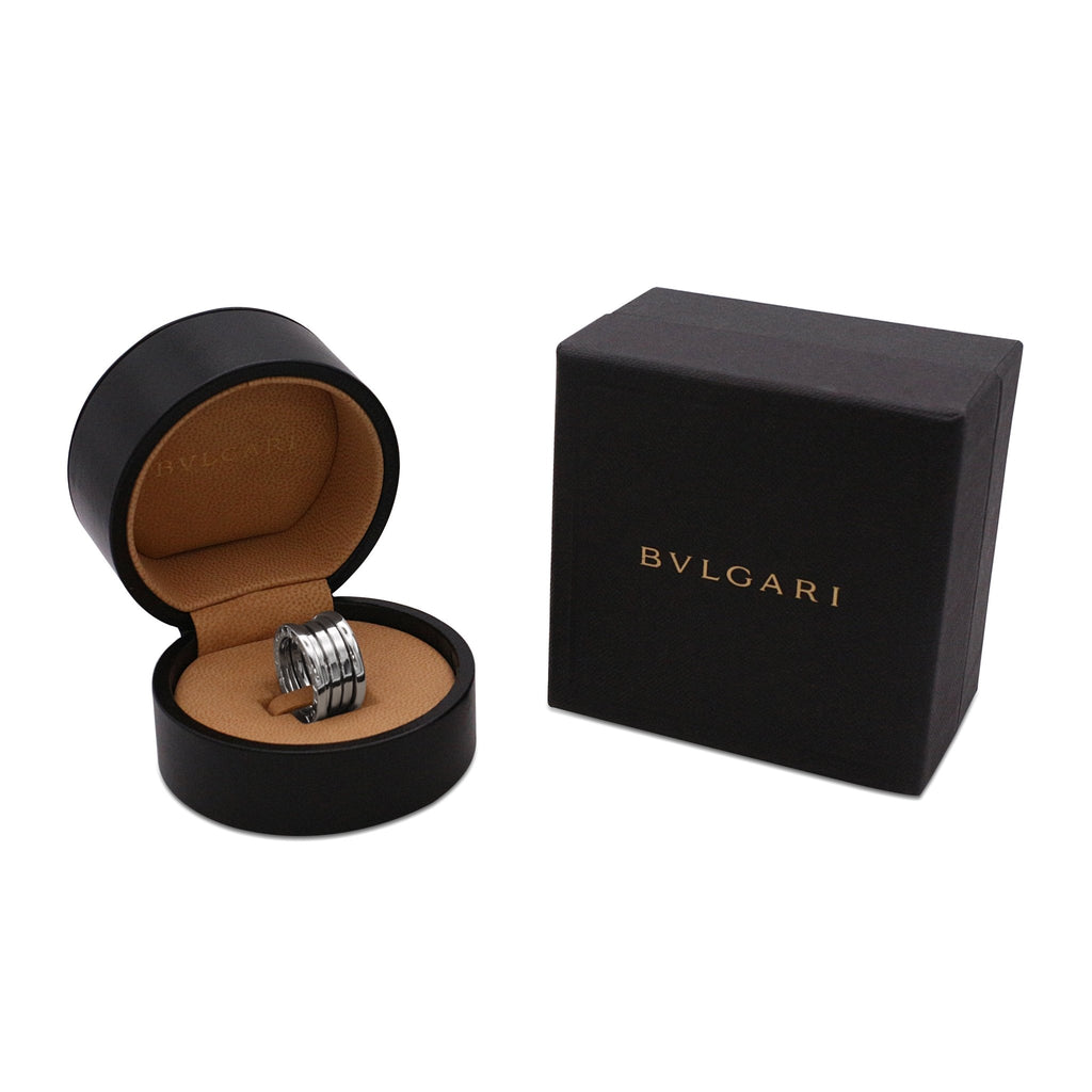 used Bvlgari B.Zero1 Four-Band Ring Size 50 - 18ct White Gold