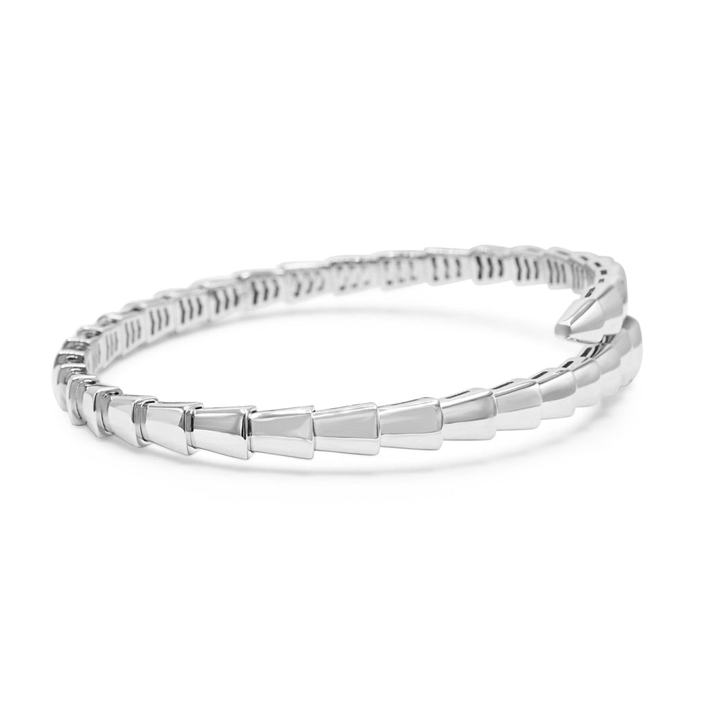 used Bvlgari Sepenti Viper Bangle Size Medium - 18ct White Gold