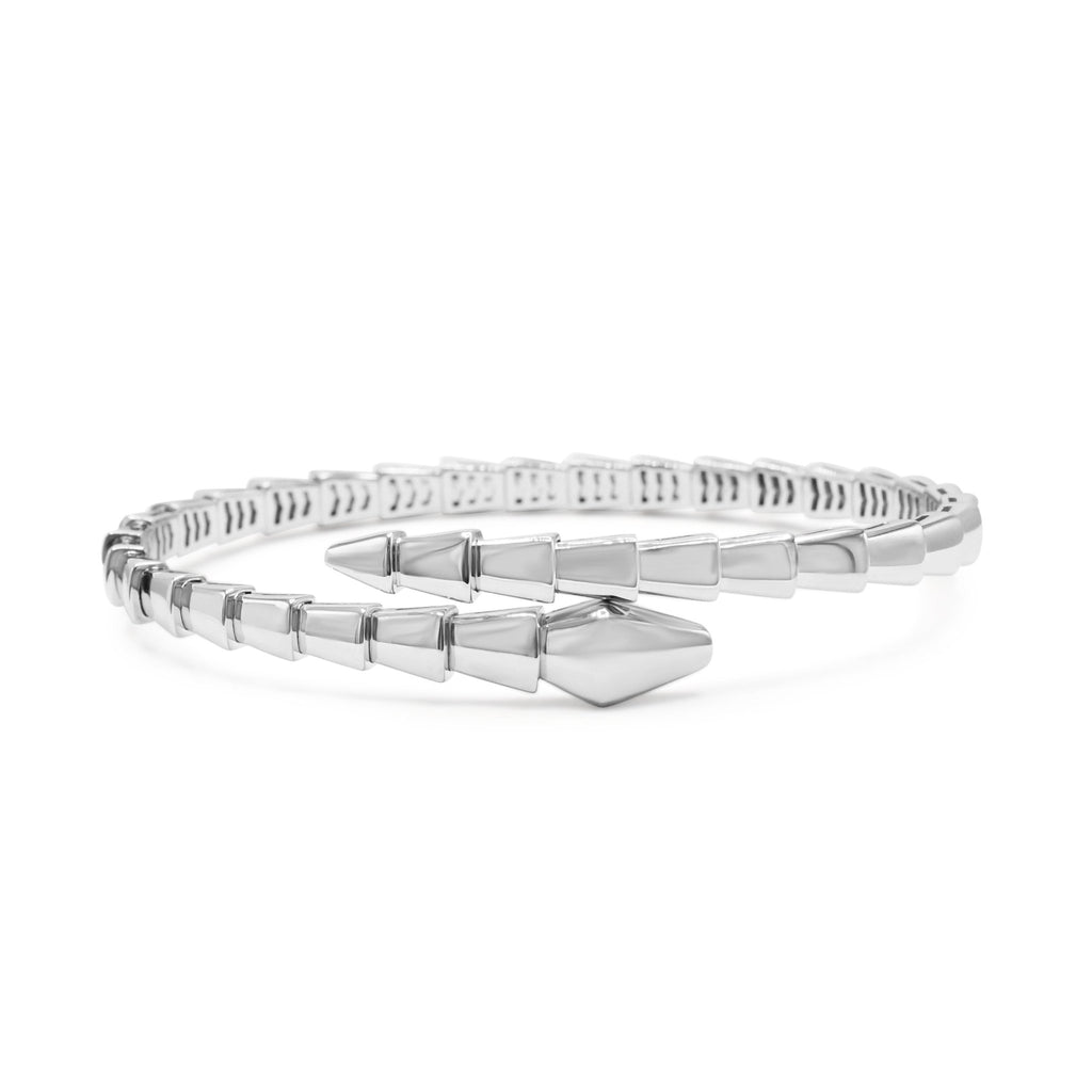 used Bvlgari Sepenti Viper Bangle Size Medium - 18ct White Gold