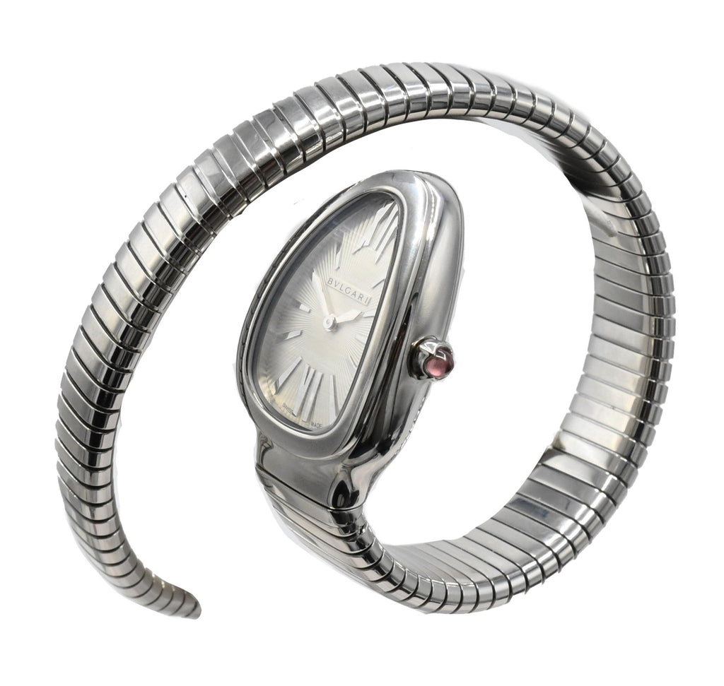 used Bvlgari Serpenti Tubogas Single Spiral Steel Watch - Ref 101817