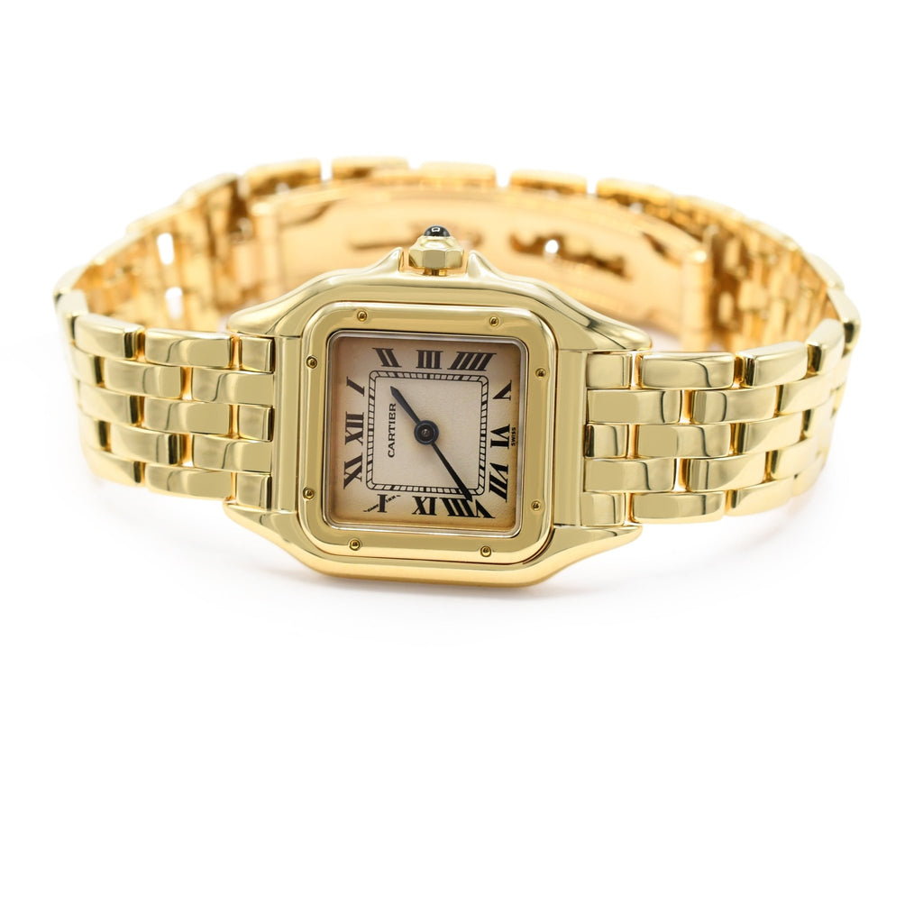 used Cartier 22mm Quartz Panthere De Cartier Watch - 18ct Yellow Gold