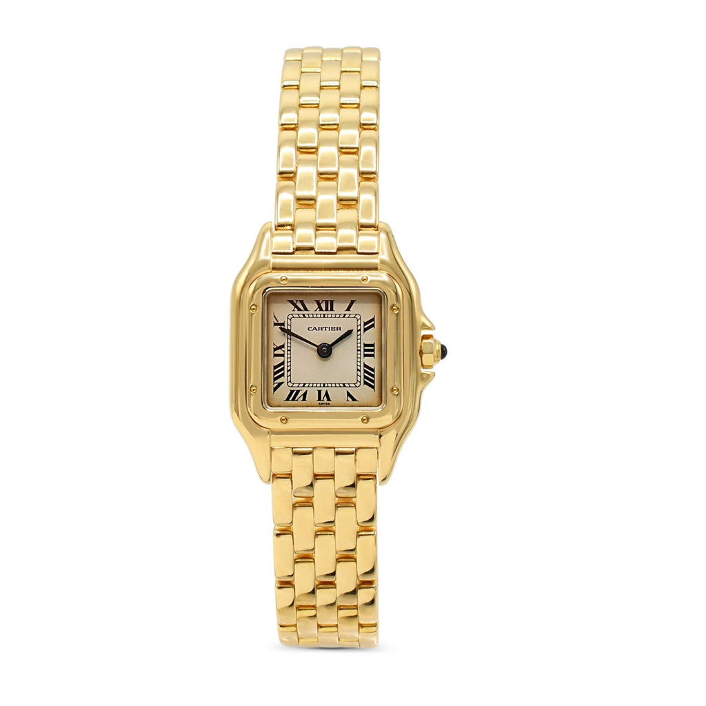 used Cartier 22mm Quartz Panthere De Cartier Watch - 18ct Yellow Gold