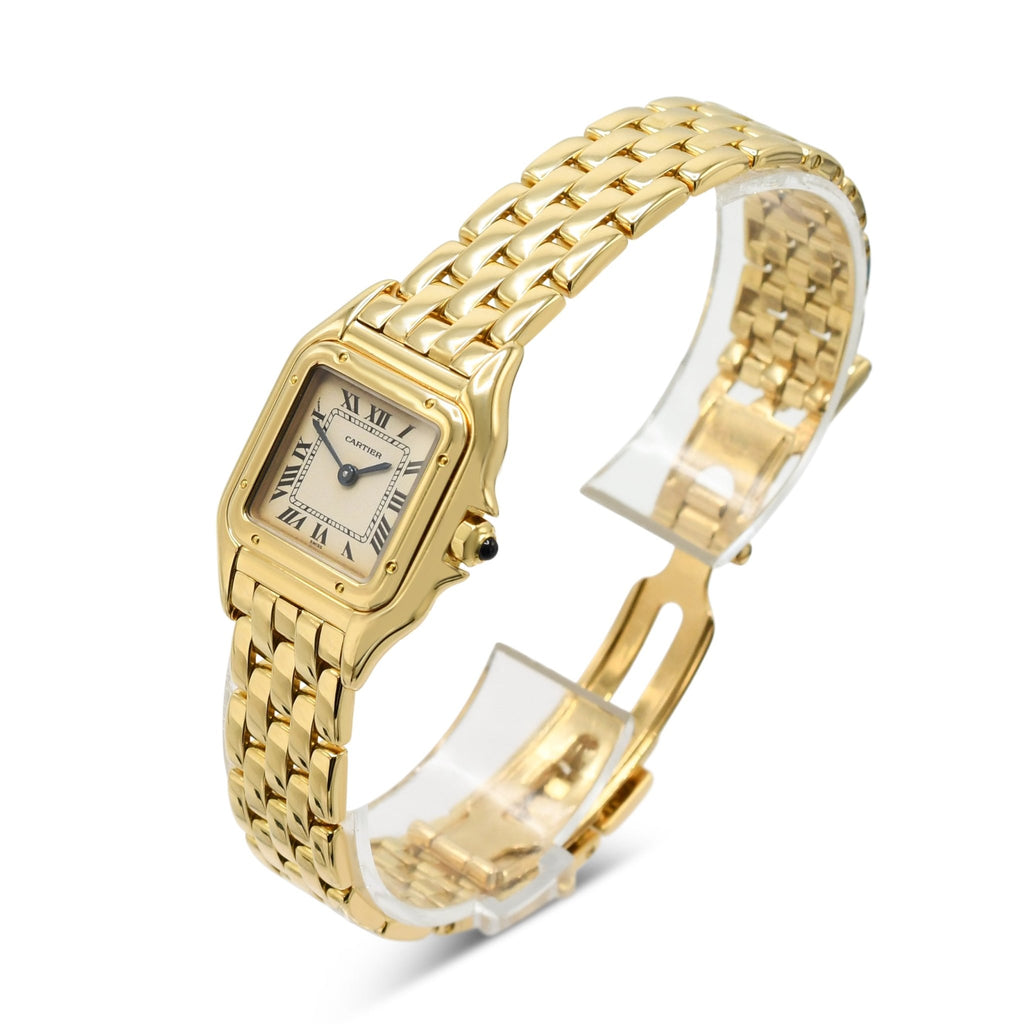 used Cartier 22mm Quartz Panthere De Cartier Watch - 18ct Yellow Gold