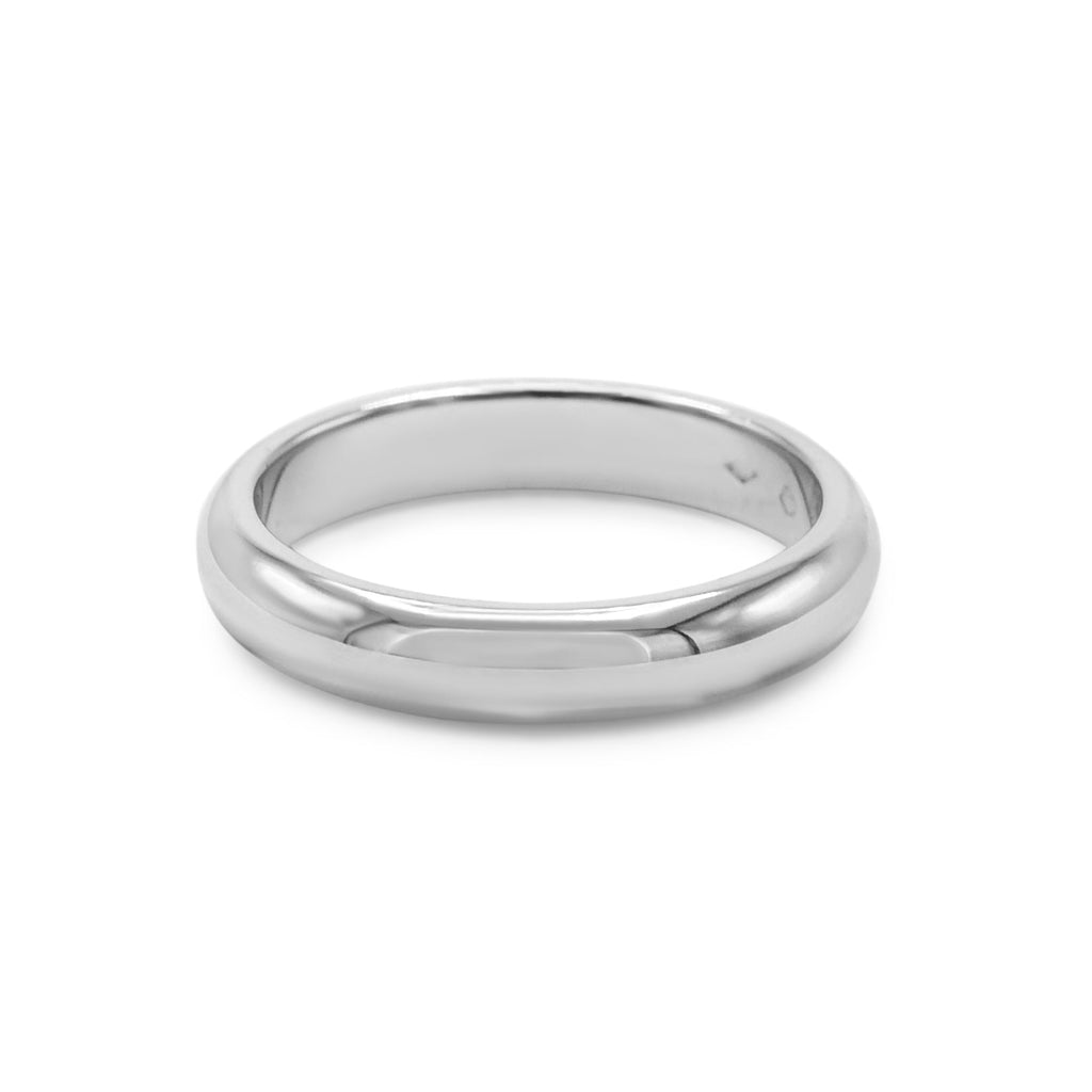 used Cartier 3.4mm Wedding Band Size 50 - Platinum