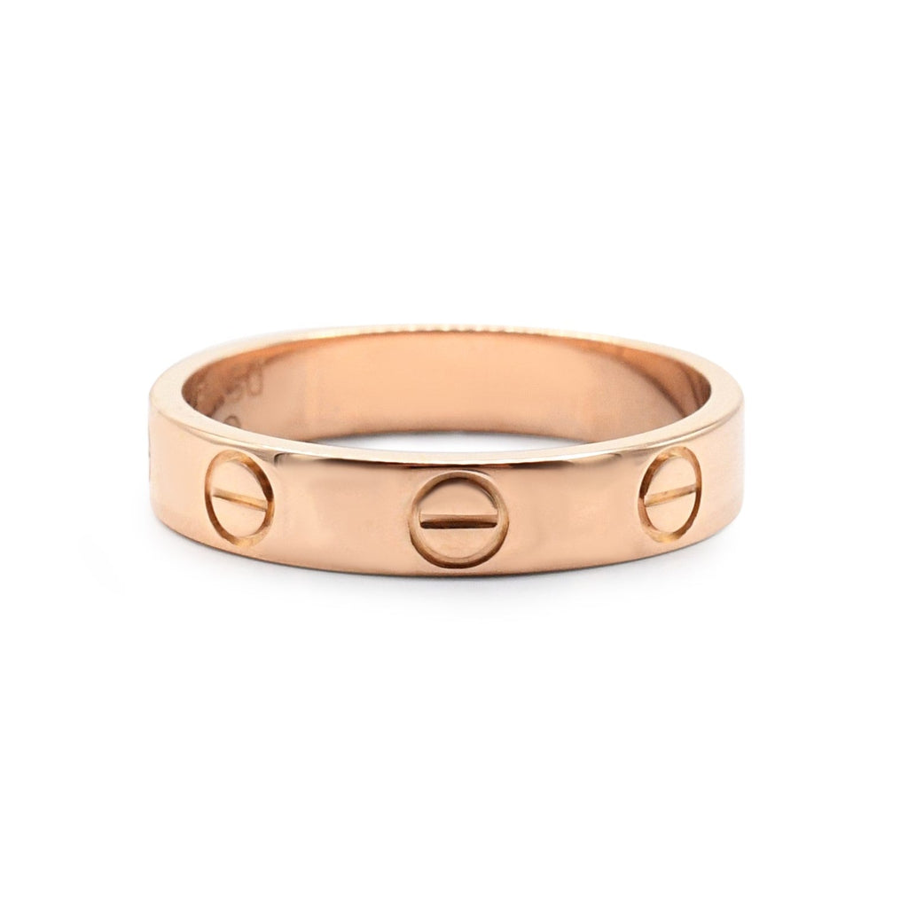 used Cartier 3.6mm Love Ring Size 54 - 18ct Rose Gold