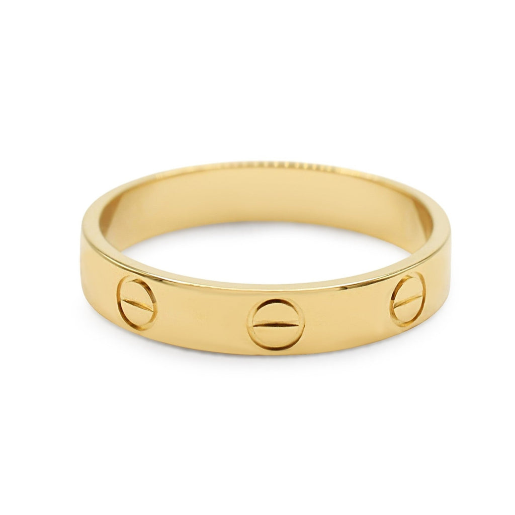 used Cartier 3.6mm Love Ring Size 54 - 18ct Yellow Gold