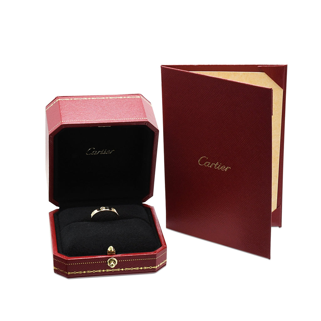 used Cartier 3.6mm Love Ring Size 55 - 18ct Yellow Gold